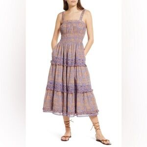 Cleobella Jolene Midi Dress - Vines